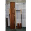 Image 1 : Mid century teak bed unit with attached side tables, fits queen sized mattress, note: one side table