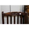 Image 2 : Antique oak armchair with barley twist supports