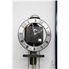 Image 2 : Mid century Dutch two train wall clock made by Warmink, with silver plate dial, working at time of c