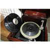 Image 3 : Edison Diamond Disc gramophone No. A100, in floor standing mahogany cabinet, working at time of cata