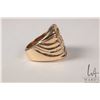 Image 2 : Gent's yellow gold and diamond Harley Davidson like/ Eagle motif ring, set with .23cfts of round ful