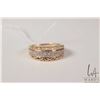 Image 1 : 10kt yellow gold "MOM" ring set with accent diamond, size 7