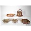 Image 1 : Six pieces of artisan pottery, some signed