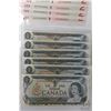 Image 2 : Selection of Canadian bank notes including ten $1 bills with consecutive numbers and eleven $2 bills