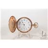 Image 1 : American Waltham, 7 jewel pocket watch, grade J, model 1890 with gilt 3/4 plate movement, serial no.