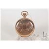 Image 2 : American Waltham, 7 jewel pocket watch, grade J, model 1890 with gilt 3/4 plate movement, serial no.