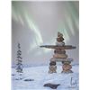 Image 2 : Framed Ducks Unlimited National Art Portfolio print titled "Guiding Lights", pencil signed by artist