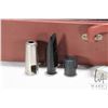 Image 2 : Vintage brass saxophone "Indiana by Martin Elkhart" with mouthpieces, reeds, fitted case etc.