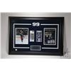 Image 1 : Framed Wayne Gretzky photo collage, overall dimensions including frame 24" X 34". Note: Artwork cann