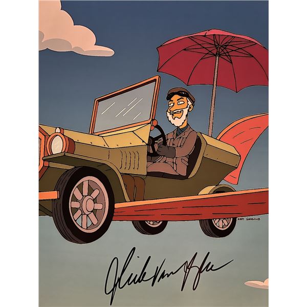 The Simpsons Dick Van Dyke signed photo