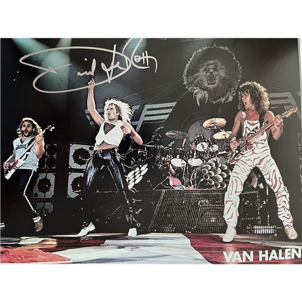Van Halen David Lee Roth signed photo