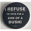Image 1 : Anti Bush union label pin