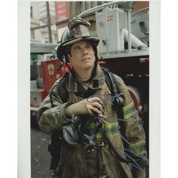 John Travolta signed movie photo. GFA Authenticated