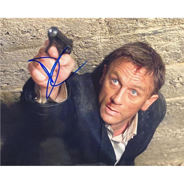 James Bond Daniel Craig Signed Movie Photo