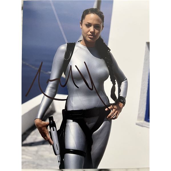 Tomb Raider Angeline Jolie signed photo