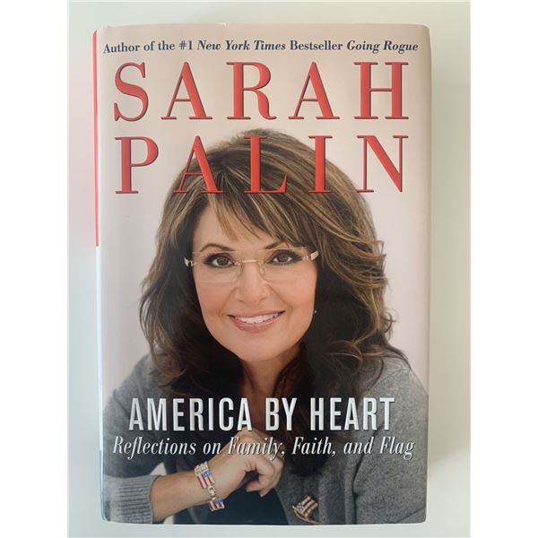 Sarah Palin America By Heart signed book