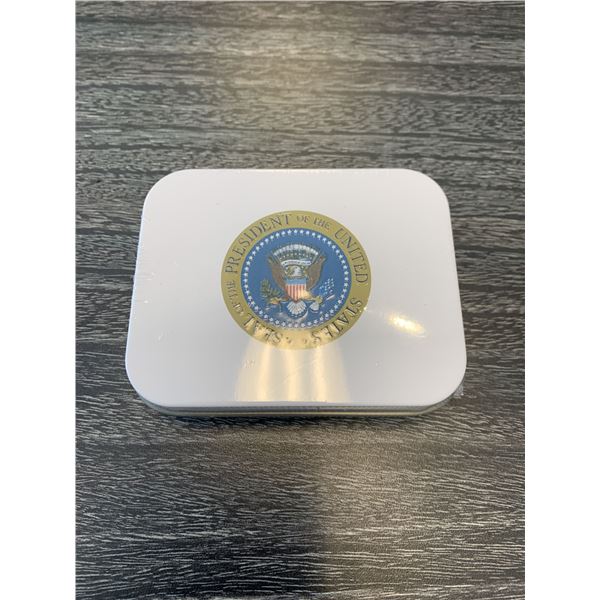 Donald Trump Presidential Seal  White House Official tin of MINTS