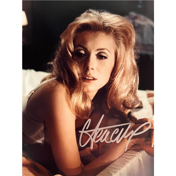 Catherine Deneuve signed photo