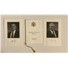 Image 1 : Bush, Cheney 2001 Inauguration program and facsimile signed photo