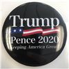Image 1 : Trump Pence 2020 Keeping America Great pin