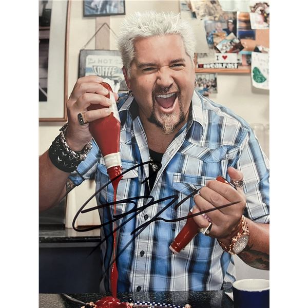 Chef Guy Fieri signed photo