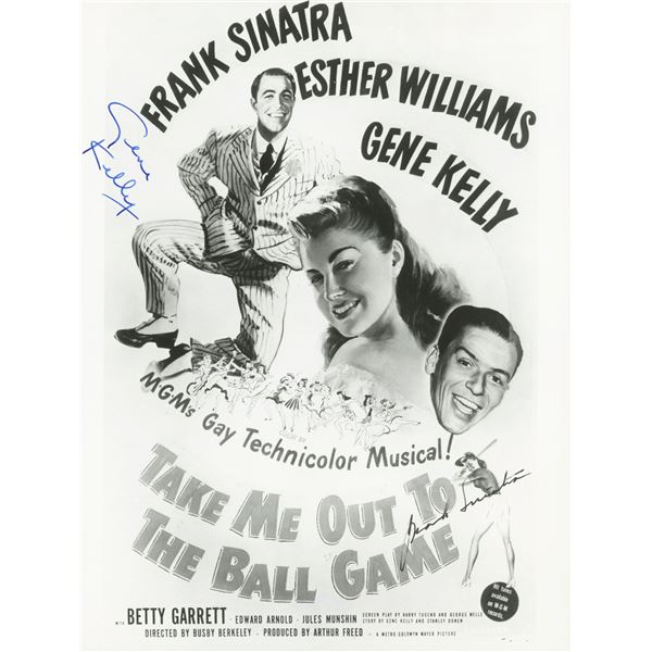 Frank Sinatra Take Me Out to the Ball Game signed movie photo. GFA Authenticated