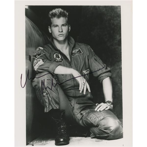 Val Kilmer signed "Top Gun" movie photo. GFA Authenticated