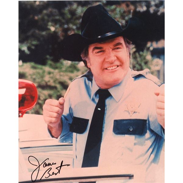 James Best Signed Dukes of Hazzard photo