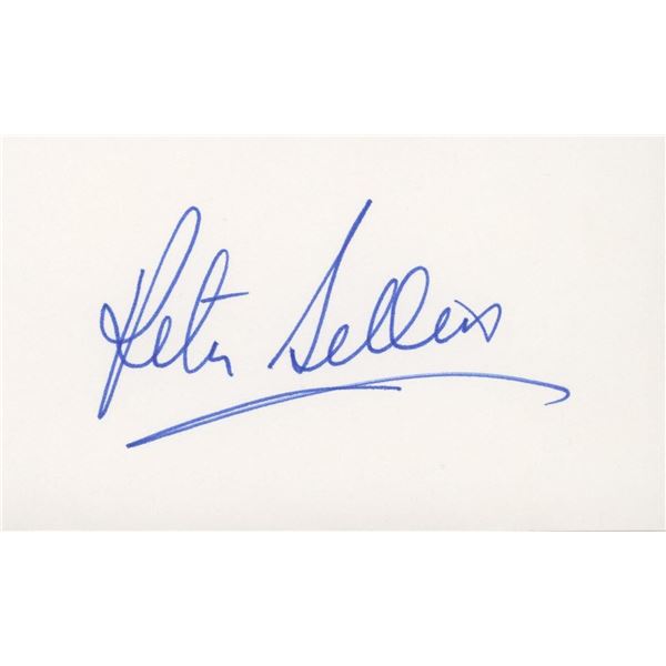 Peter Sellers signature cut