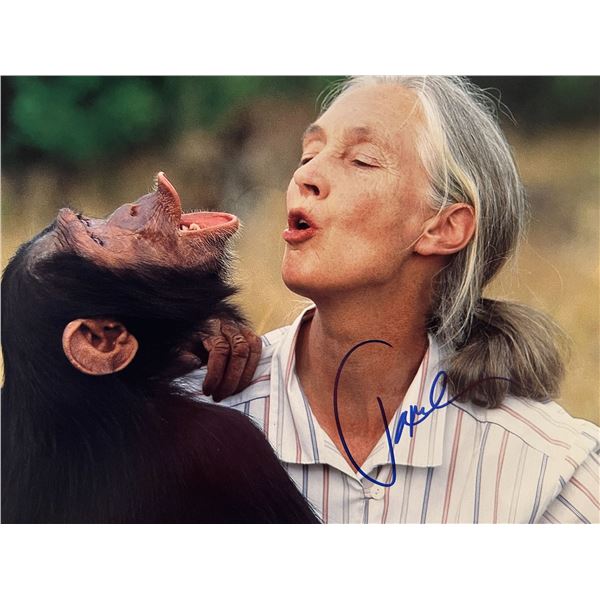 Jane Goodall signed photo