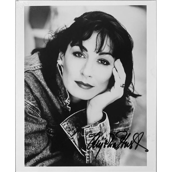Anjelica Huston signed photo