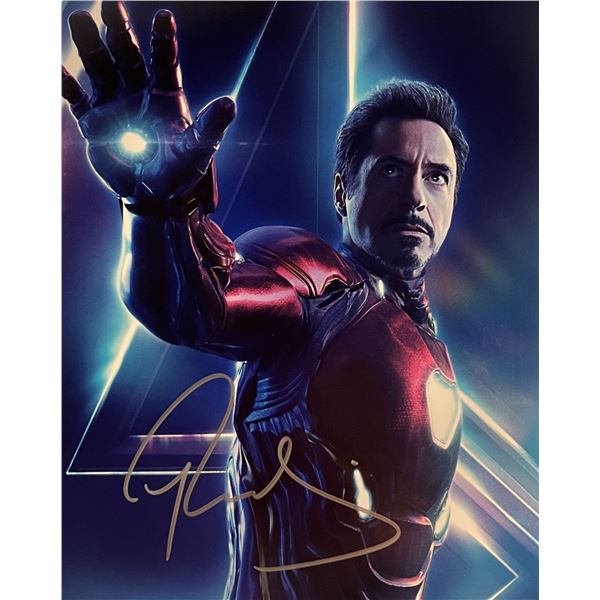 Iron Man Robert Downey Jr. signed photo