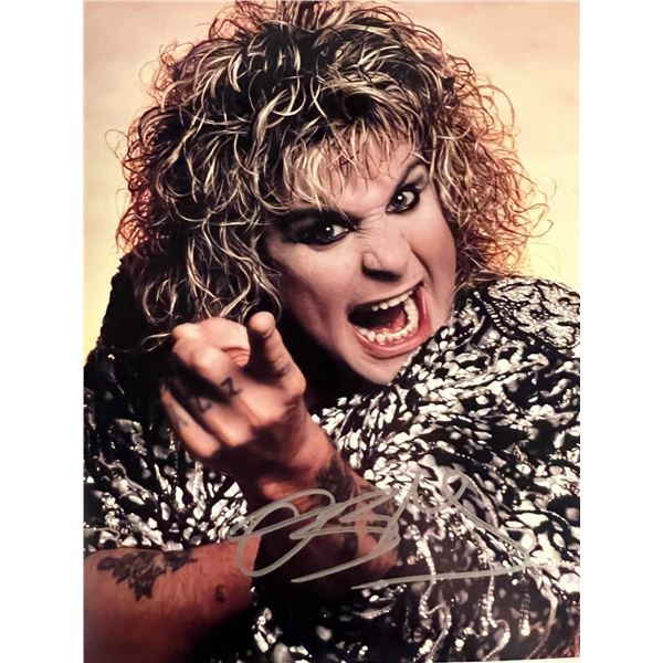 Black Sabbath Ozzy Osbourne signed photo