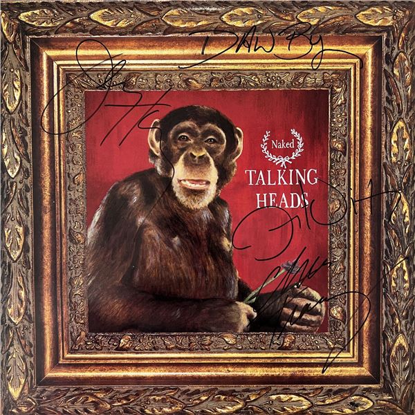 Talking Heads signed "Naked" album