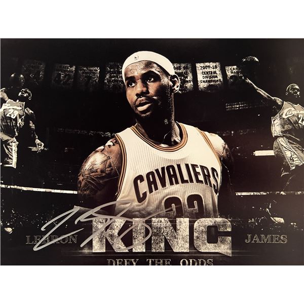 LeBron James signed photo