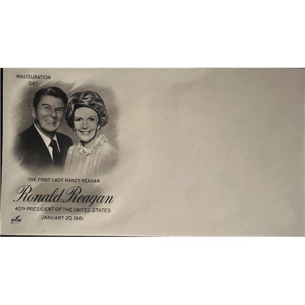 Ronald Reagan Inauguration Day cover