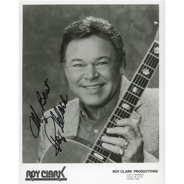 Roy Clark signed photo