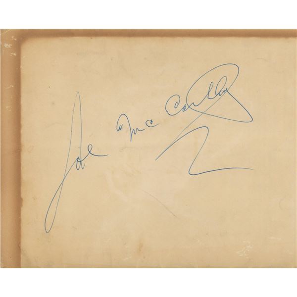 Senator Joseph McCarthy signed political magazine. GFA Authenticated