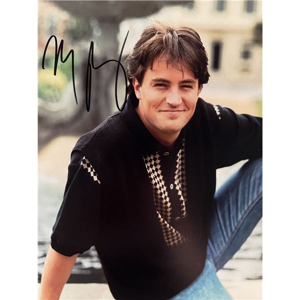 Friends Matthew Perry signed photo