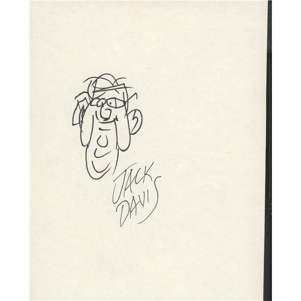Jack Davis original signed sketch. GFA Authenticated