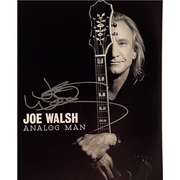 The Eagles Joe Walsh signed photo