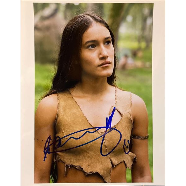 The New World Q'orianka Kilcher signed movie photo
