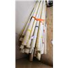 Image 1 : 78" PVC poles used for Slalom Skiing
