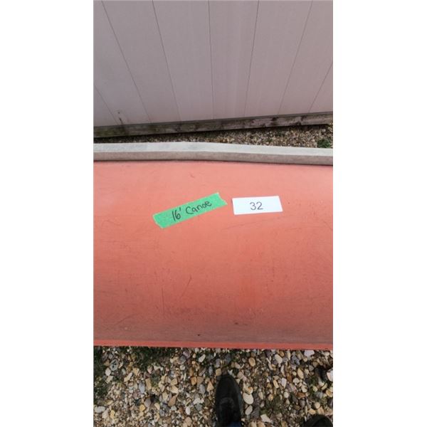 16' Fiberglass canoe