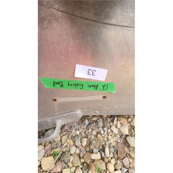 12" Aluminium Powerline fishing boat