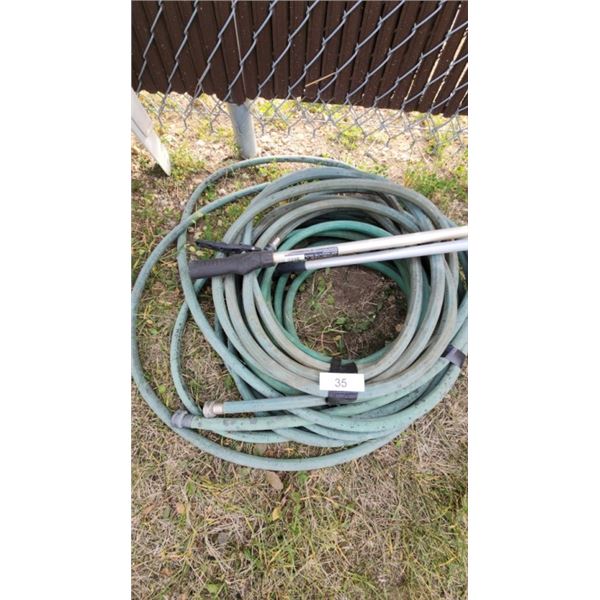 garden hose with spray heads