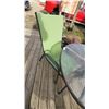 Image 3 : patio table with umbrella and one chair