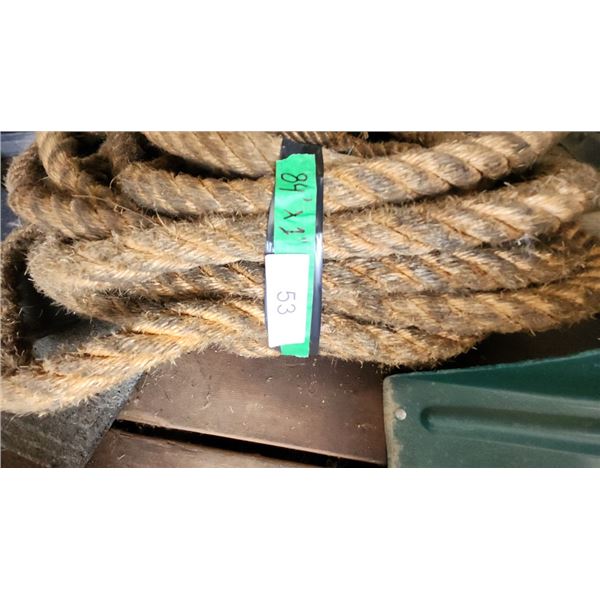 84 ' 1" rope