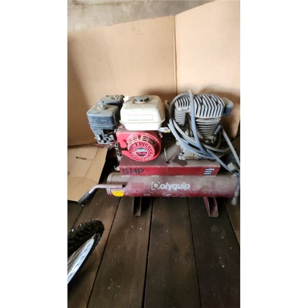 5 HP Honda air compressor