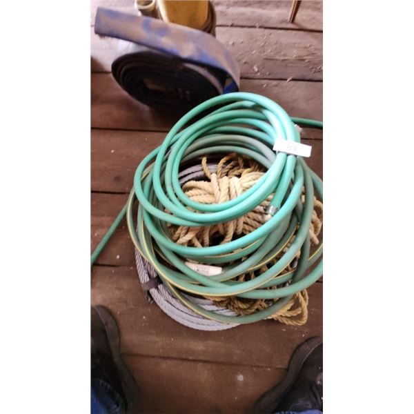 Garden hose & ropes